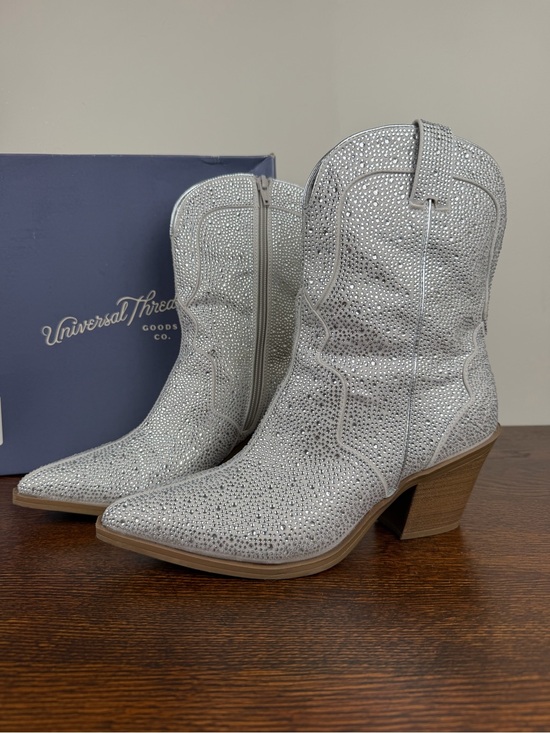 Universal Thread Shoes - Universal Thread Jacey Rhinestone Western Ankle Boots
